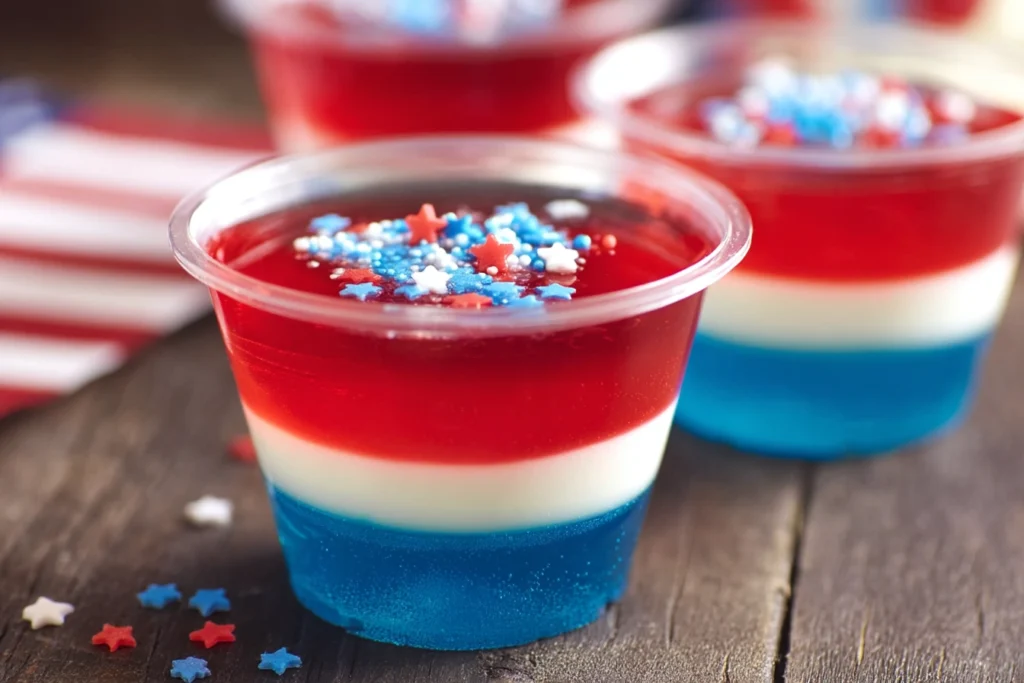 American flag jello shots