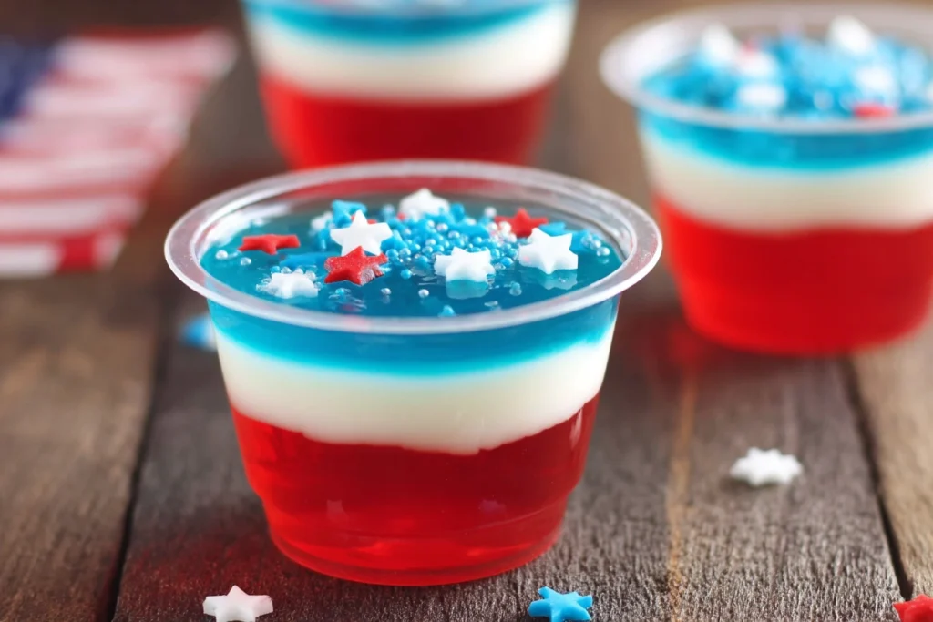 American flag jello shots