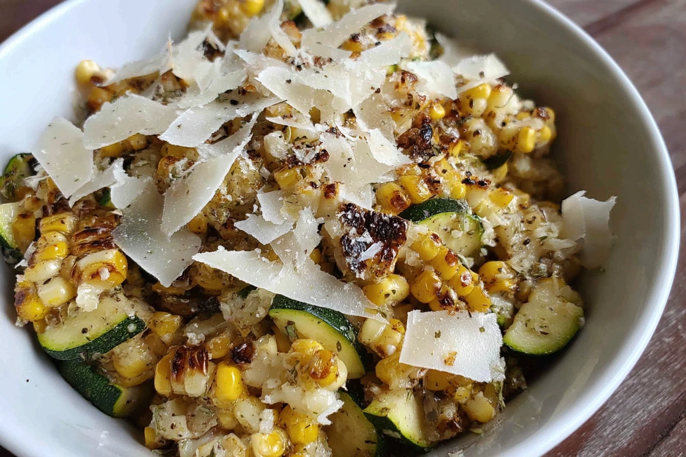 Parmesan Zucchini and Corn Parmesan Zucchini and Corn