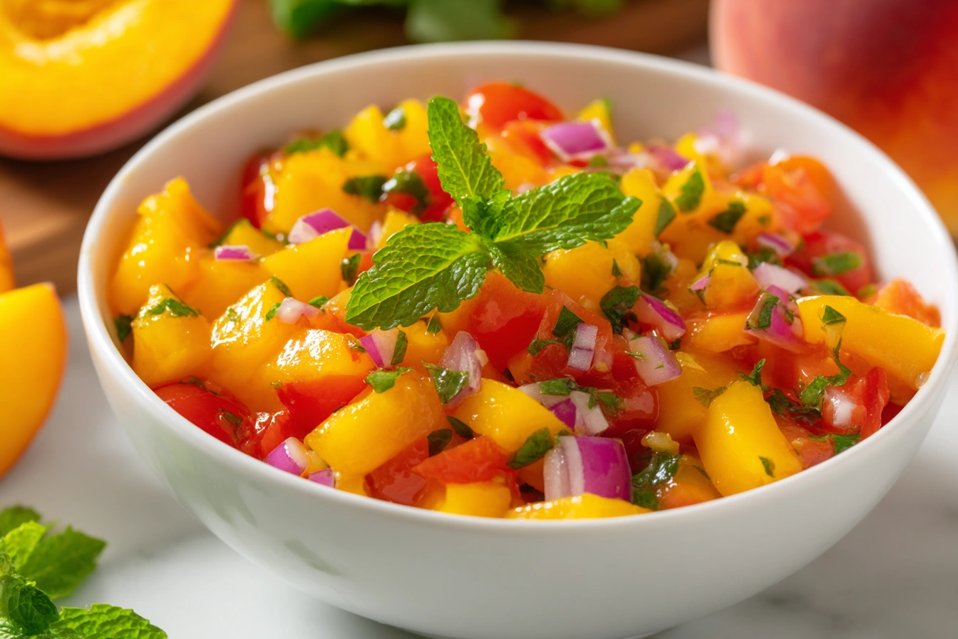 peach salsa