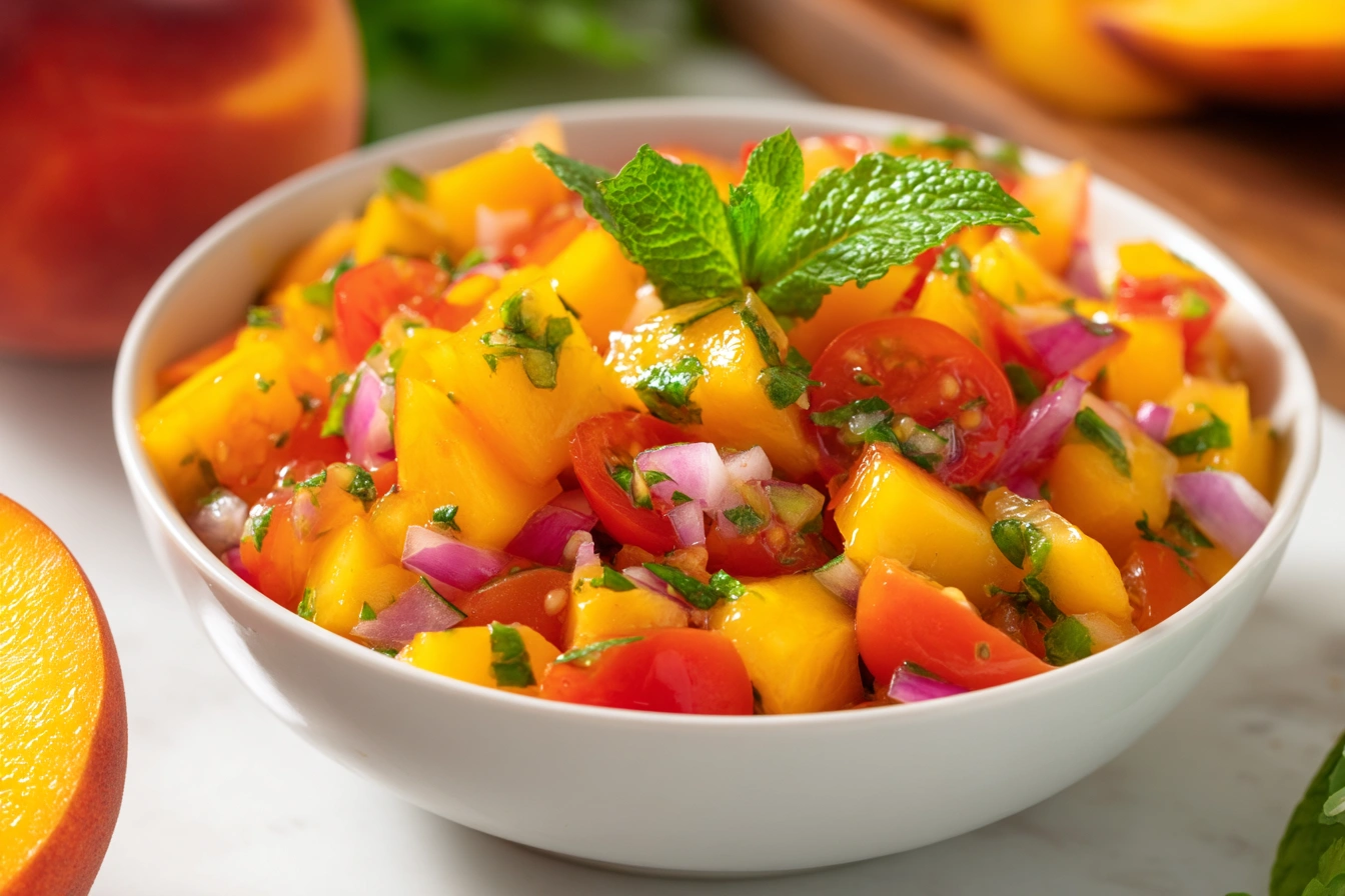 peach salsa peach salsa