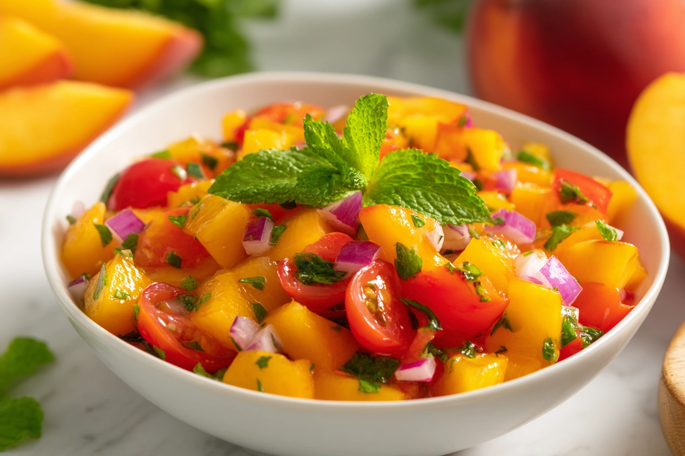peach salsa peach salsa