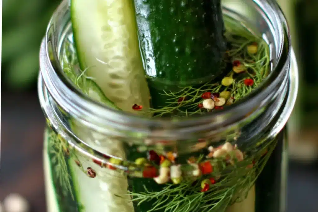 Crispy Homemade Dill Pickles