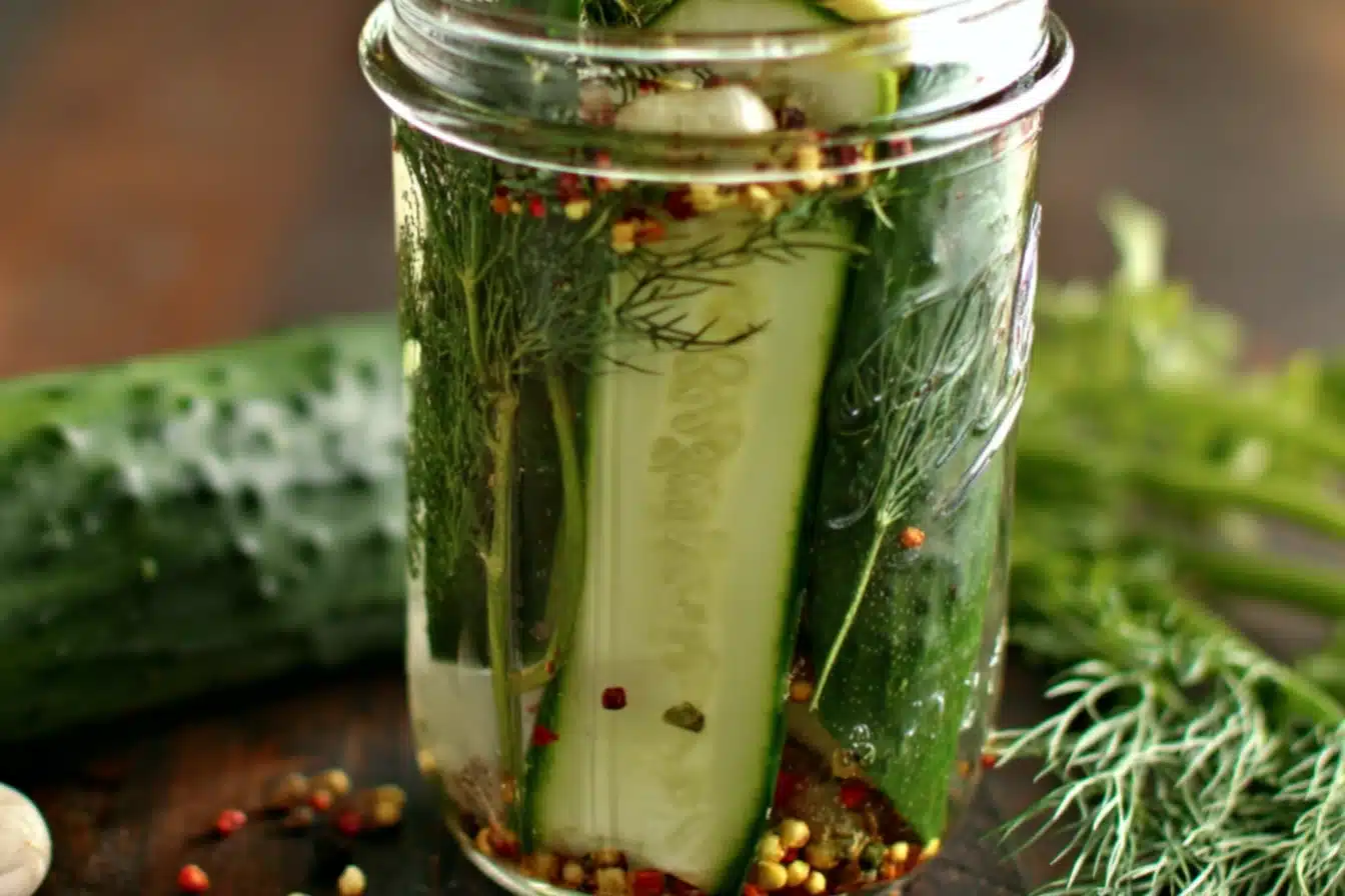 Crispy Homemade Dill Pickles
