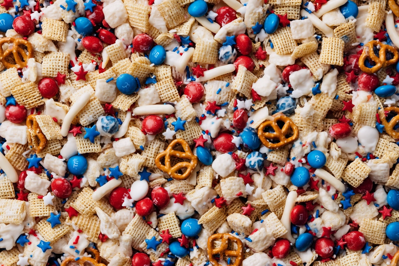 4th of July snack mix