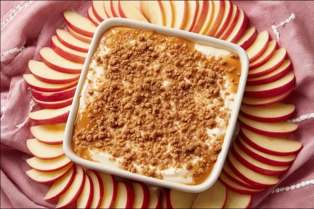 Caramel Apple Cheesecake Dip