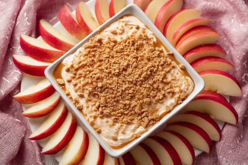 Caramel Apple Cheesecake Dip