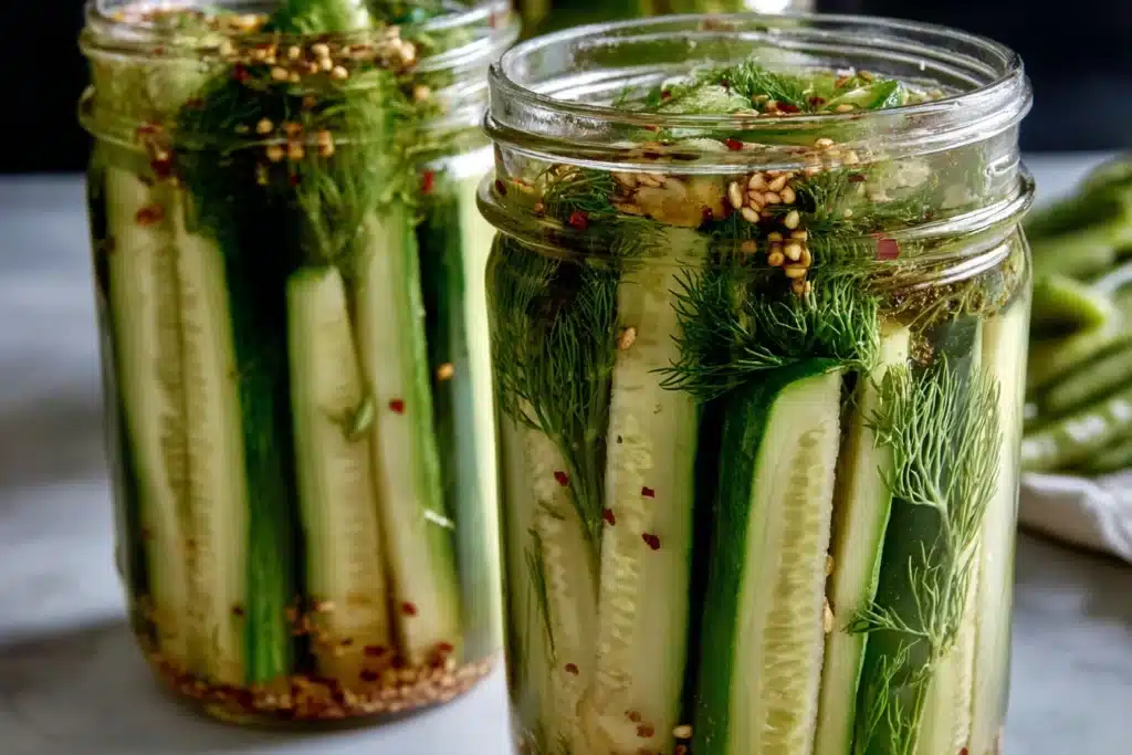 Quick & Easy Refrigerator Dill Pickles
