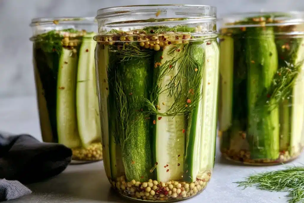 Quick & Easy Refrigerator Dill Pickles
