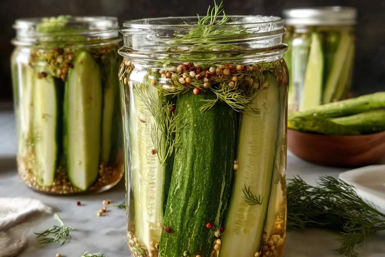 Quick & Easy Refrigerator Dill Pickles