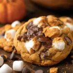 Pumpkin S'mores Cookies