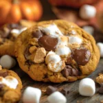 Pumpkin S'mores Cookies