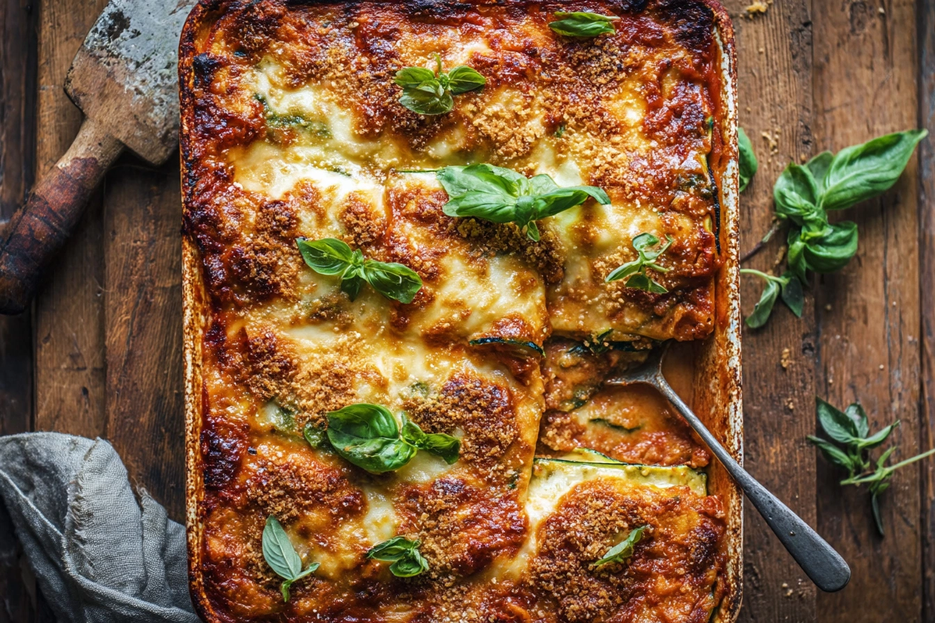 zucchini lasagna zucchini lasagna