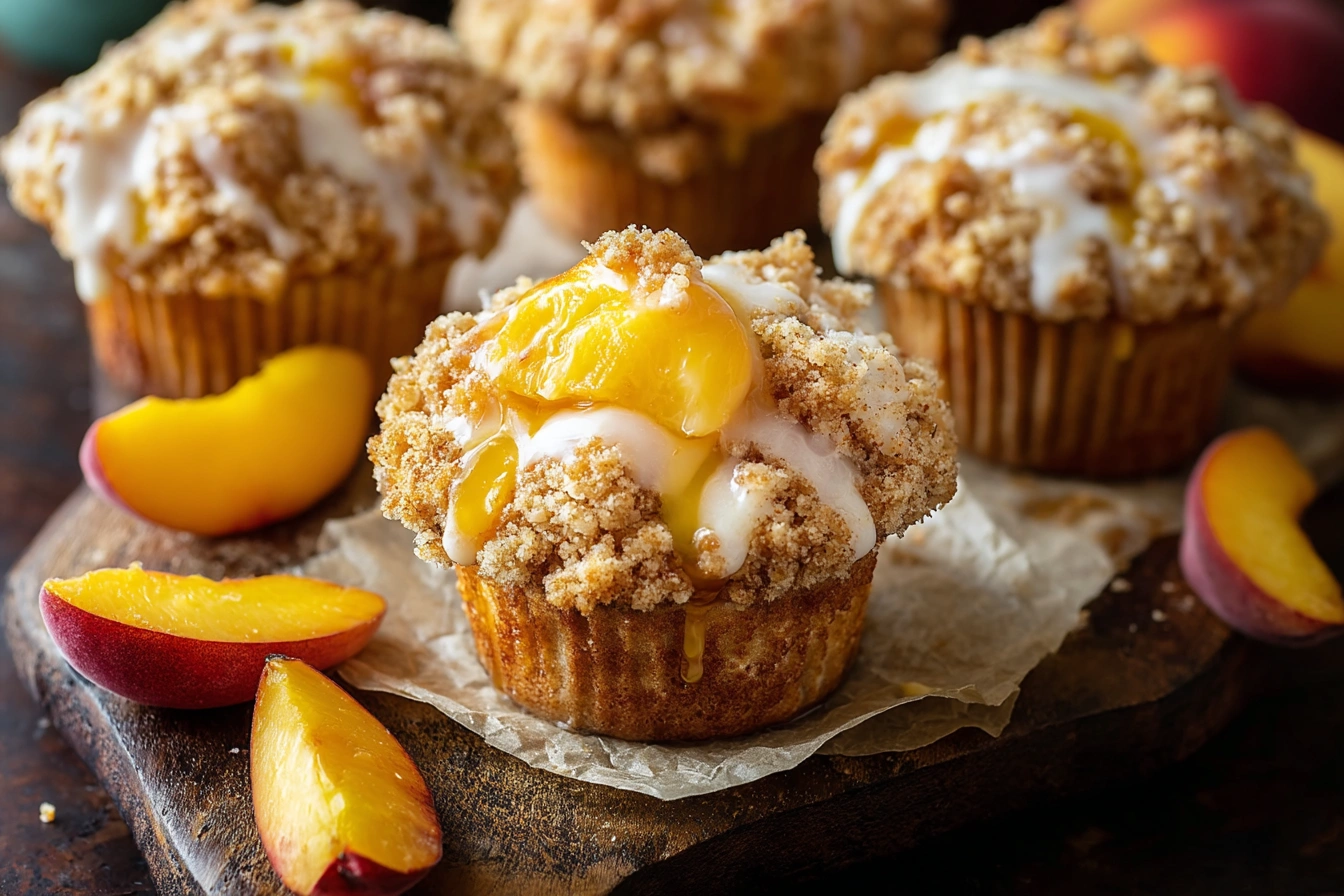 peach muffins