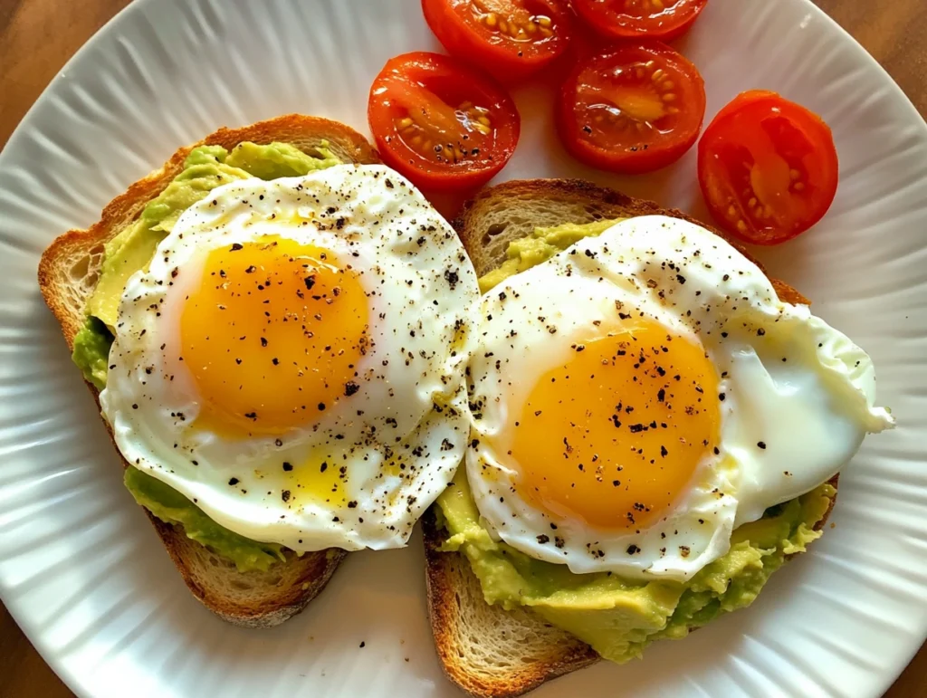 Avocado toast breakfast