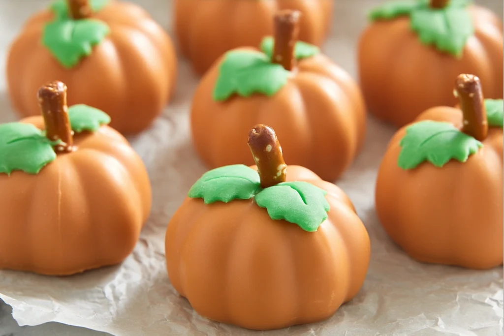 pumpkin Oreo balls