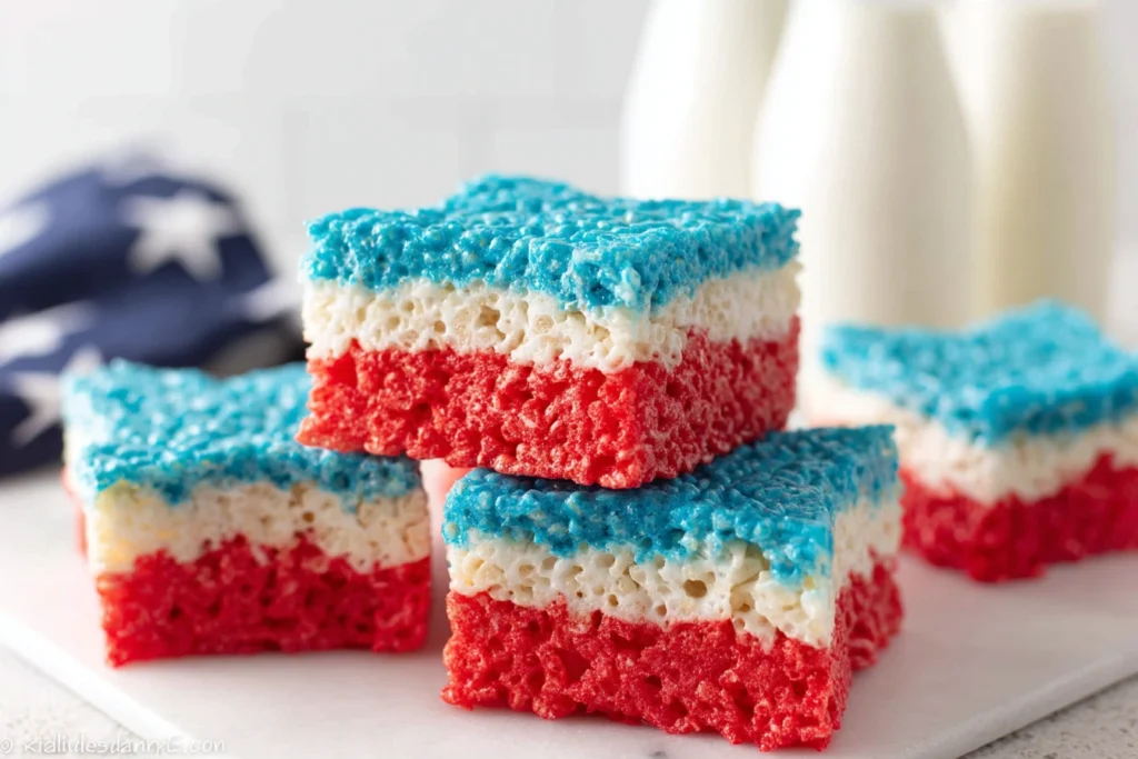 4th of July Rice Krispie Treats