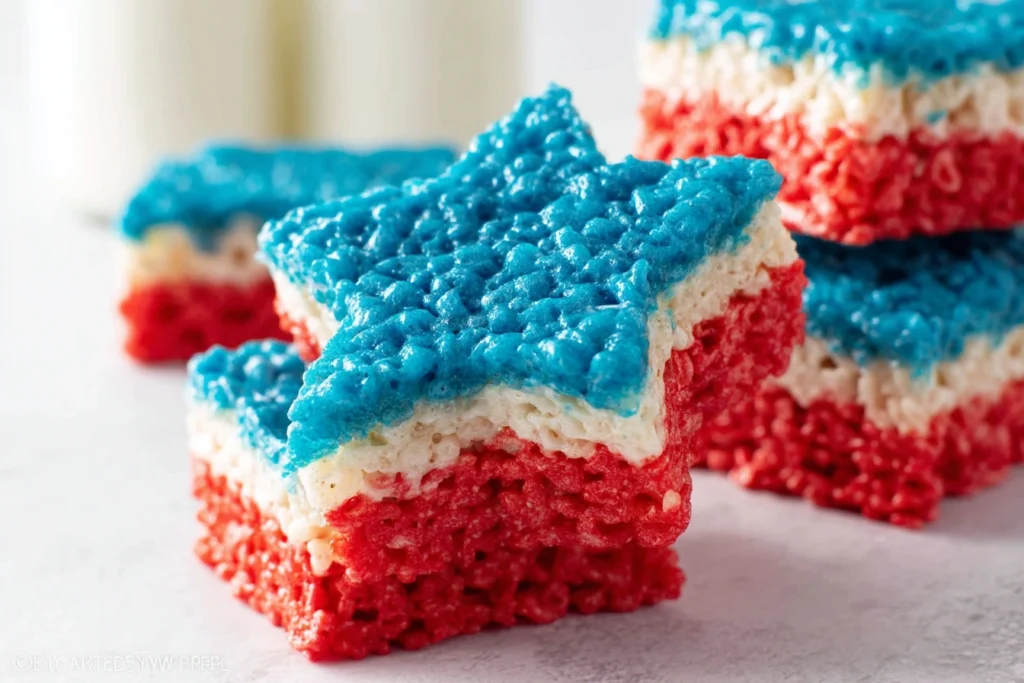 4th of July Rice Krispie Treats