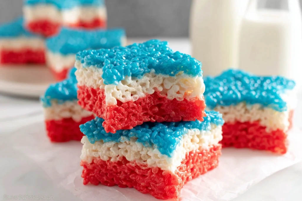 4th of July Rice Krispie Treats