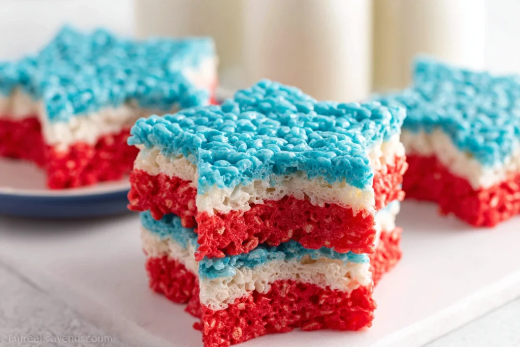 4th of July Rice Krispie Treats