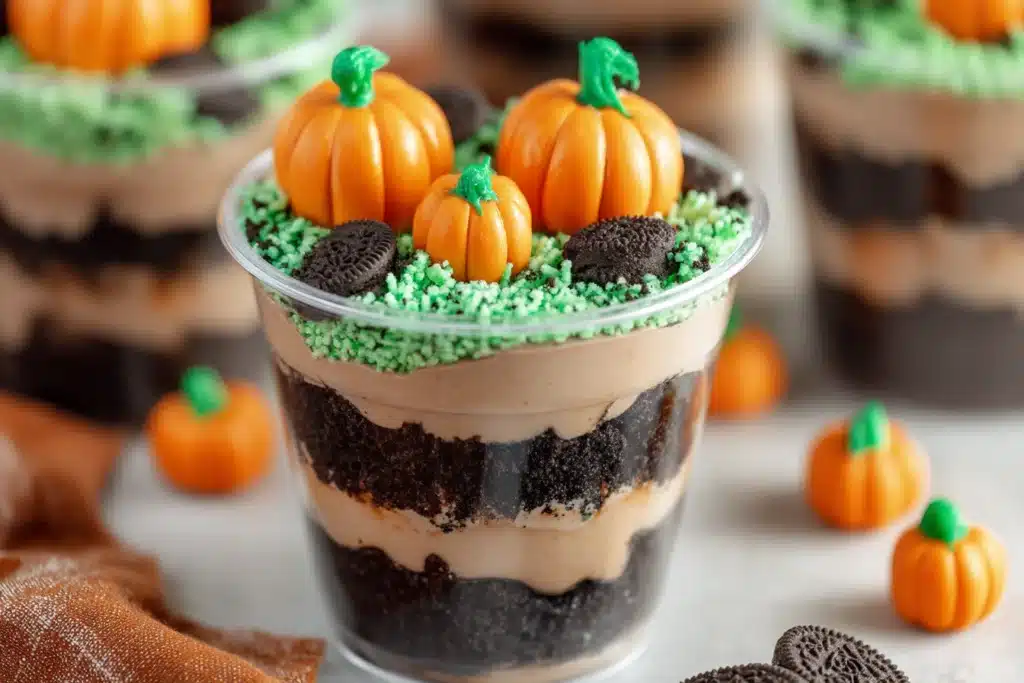Pumpkin Patch Dirt Cups