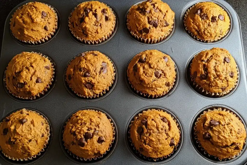 2 Ingredient Pumpkin Muffins