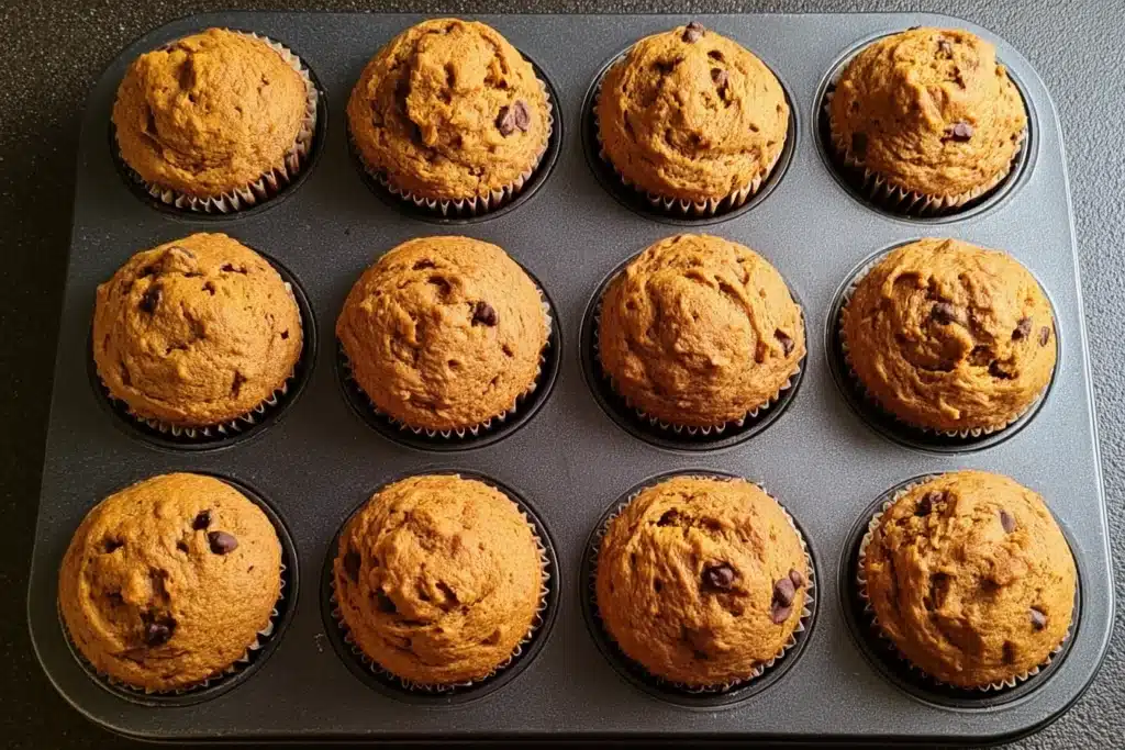 2 Ingredient Pumpkin Muffins