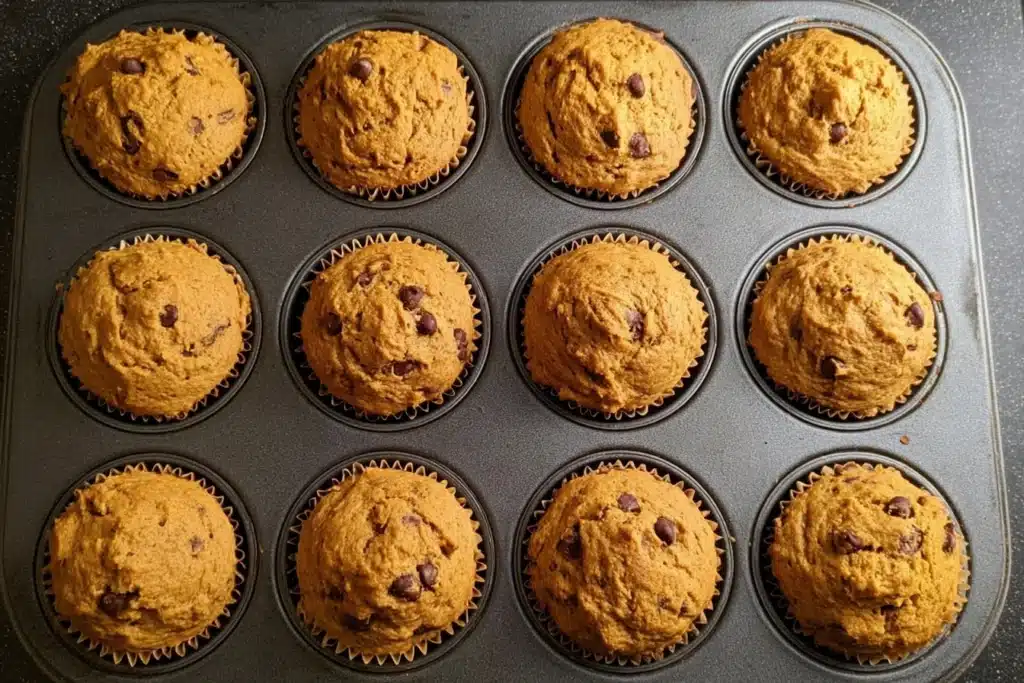 2 Ingredient Pumpkin Muffins