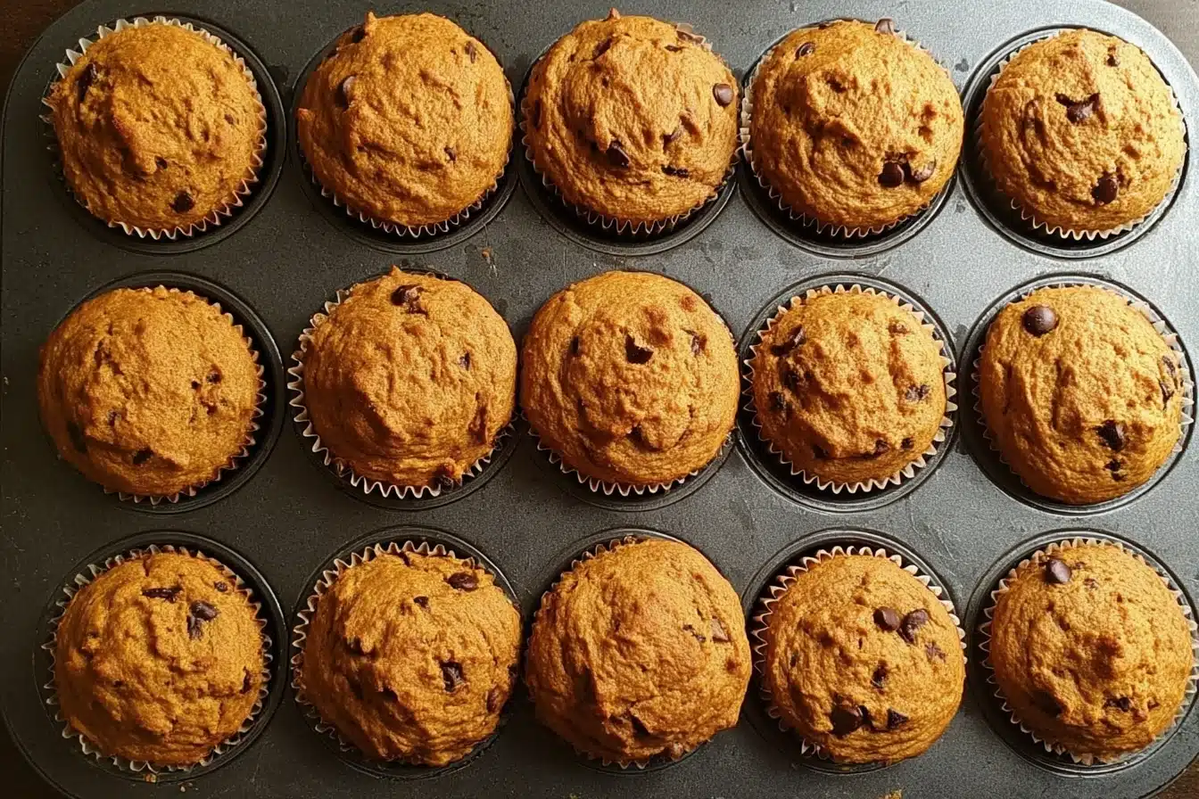 2 Ingredient Pumpkin Muffins