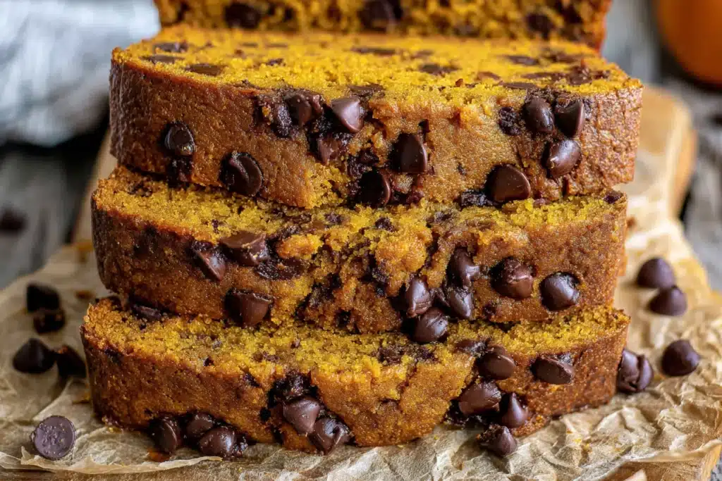 Pumpkin Chocolate Chip Bread