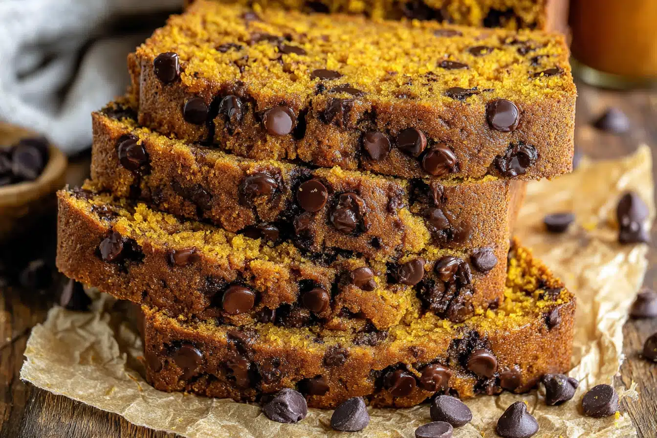 Pumpkin Chocolate Chip Bread